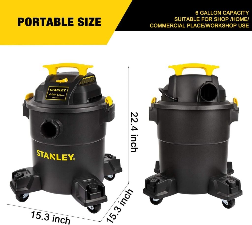 STANLEY 6 Gallon Wet Dry Vacuum