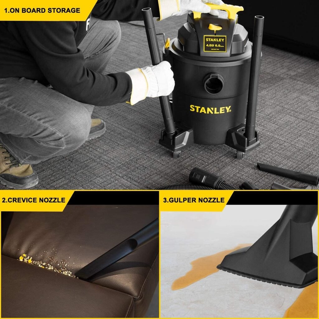 STANLEY 6 Gallon Wet Dry Vacuum