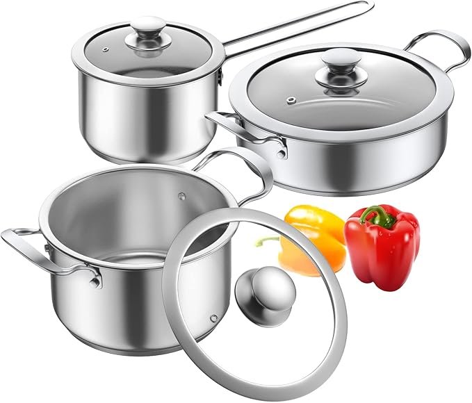 Stainless Steel Kitchen Set