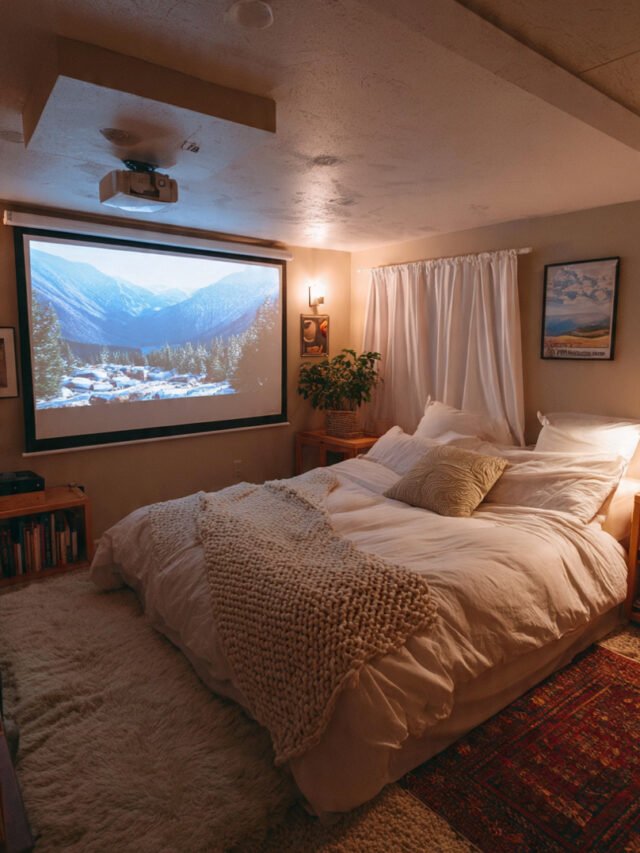 Smart Projector with WiFi and Bluetooth